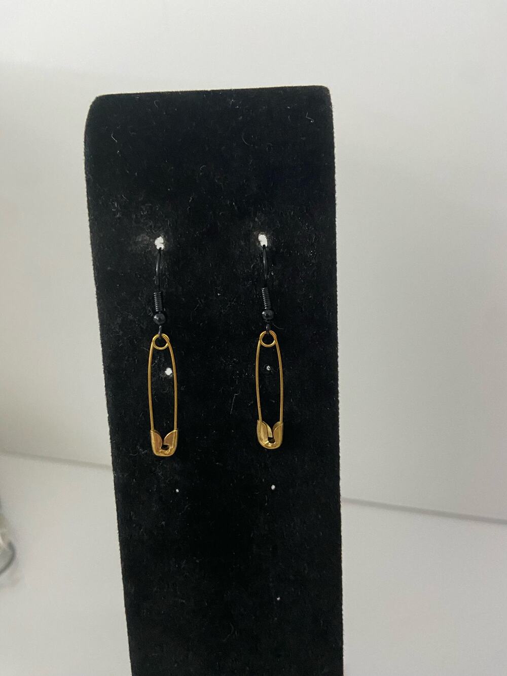 safety pin earrings